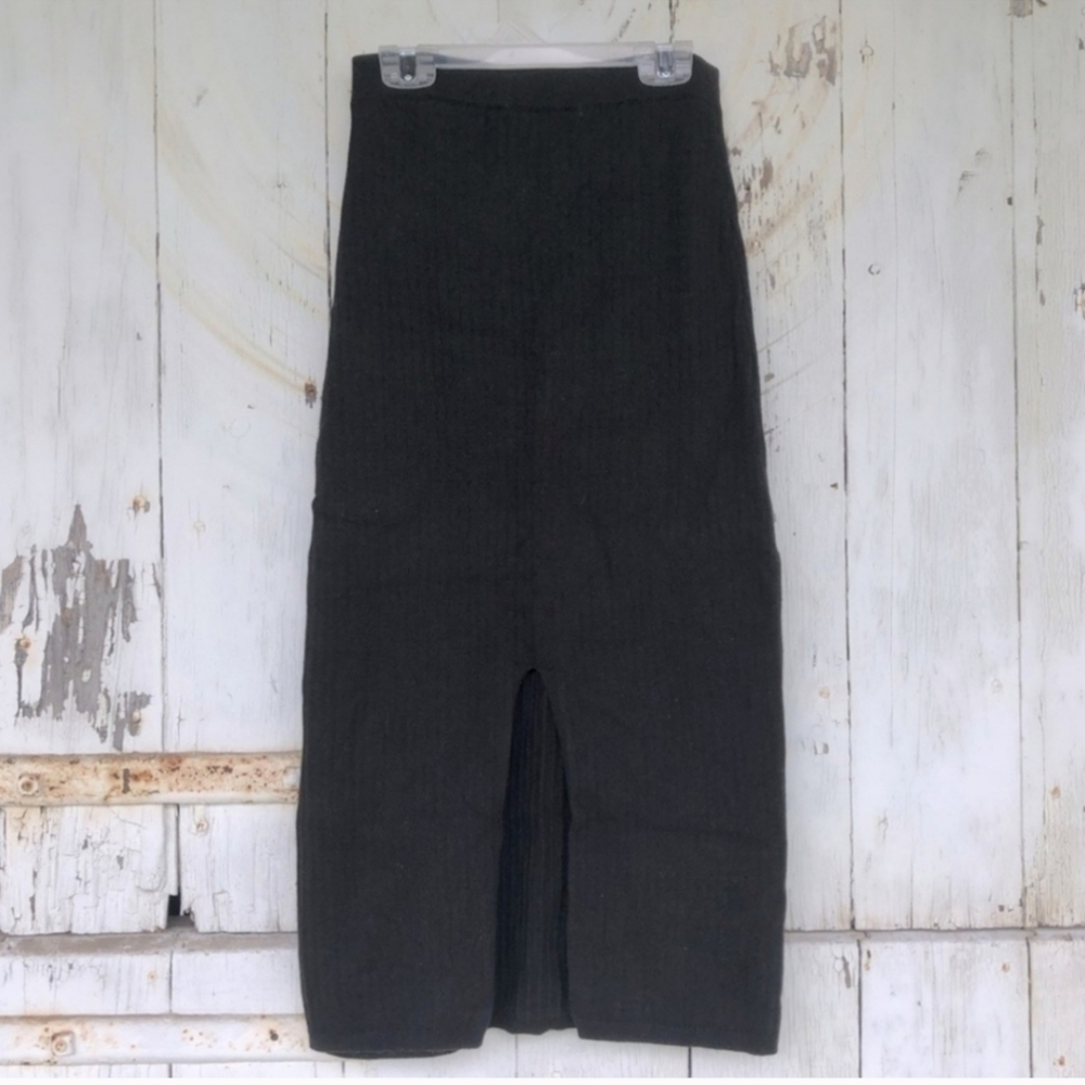 Free People Ribbed Pencil  Skirt New With Tags - Picture 2 of 8